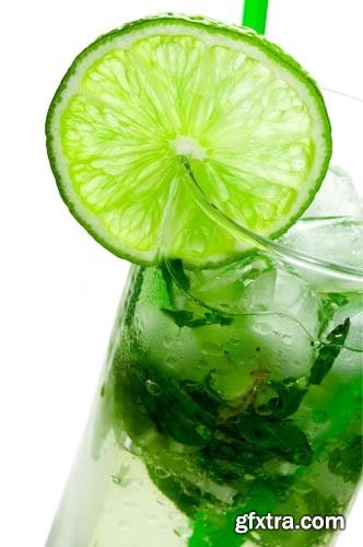 Mojito Cocktail Isolated - 15xJPGs