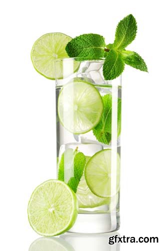 Mojito Cocktail Isolated - 15xJPGs