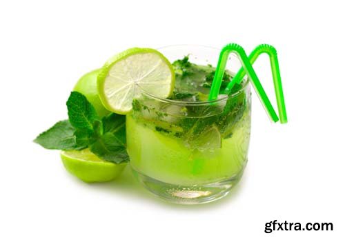 Mojito Cocktail Isolated - 15xJPGs