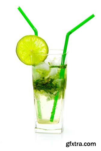 Mojito Cocktail Isolated - 15xJPGs