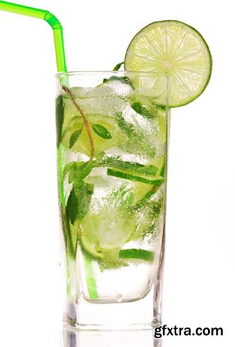 Mojito Cocktail Isolated - 15xJPGs