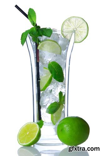 Mojito Cocktail Isolated - 15xJPGs