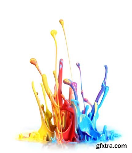 Paint Splash Isolated - 8xJPGs