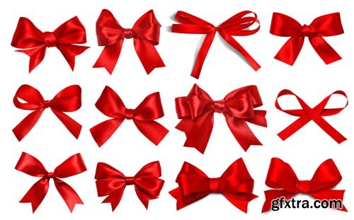 Red Ribbon Isolated - 20xJPGs