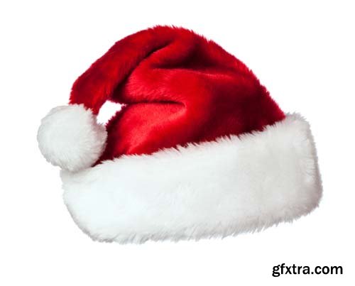 Santa Hat Isolated - 10xJPGs