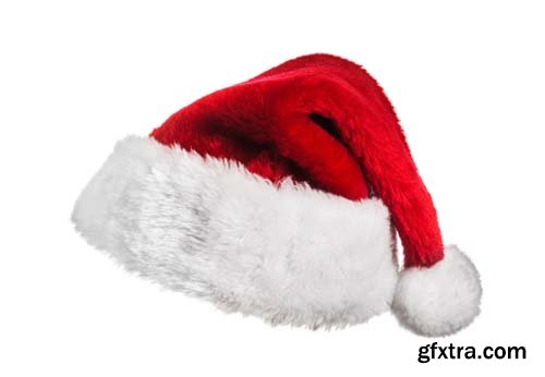 Santa Hat Isolated - 10xJPGs