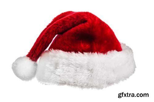 Santa Hat Isolated - 10xJPGs