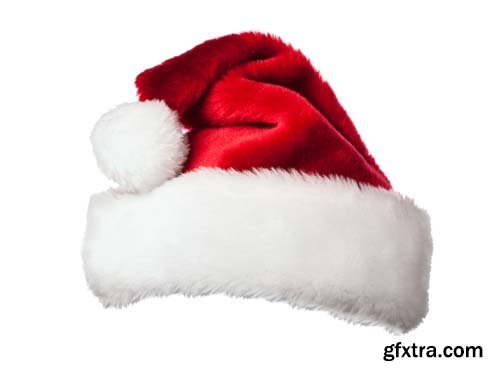 Santa Hat Isolated - 10xJPGs