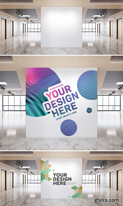 Wall in Modern Office Mockup 264497638