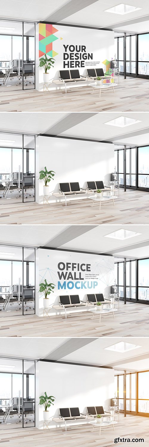 Waiting Room in Modern Office Mockup 266579743