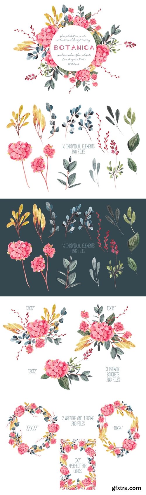 CM - Botanica - watercolor set 1500923