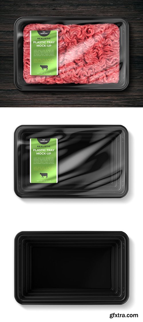 Plastic Food Tray Mockup 256531389