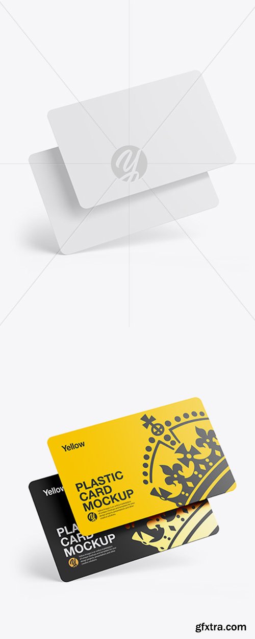 Two Plastic Cards Mockup 42836