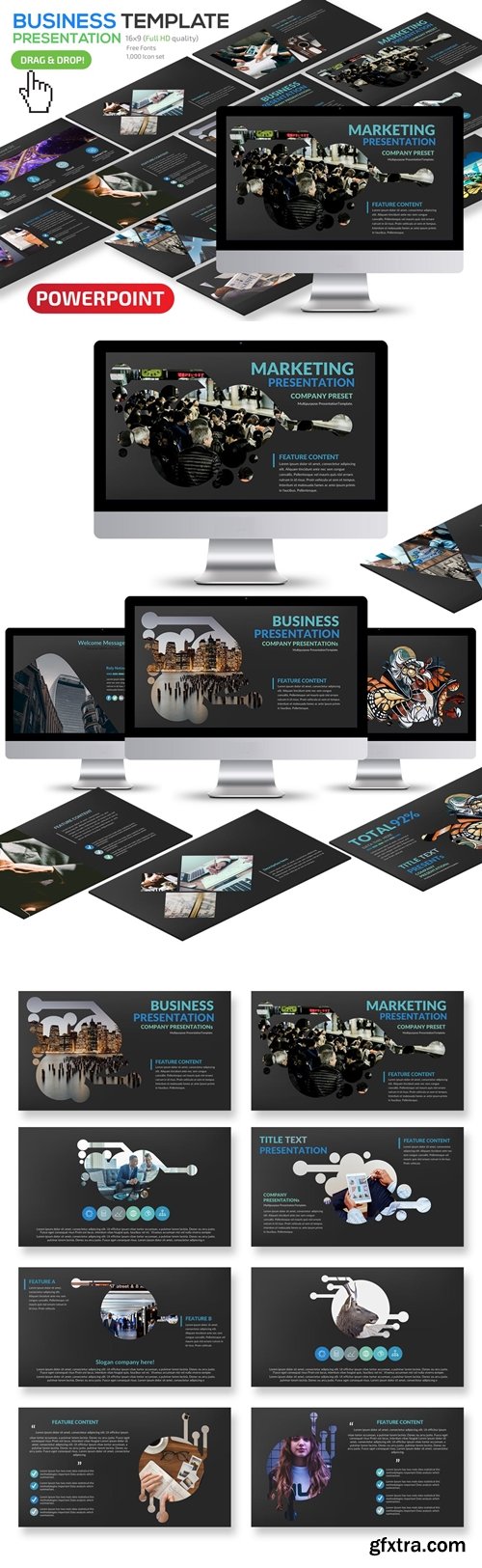 Business Powerpoint and Keynote Presentation