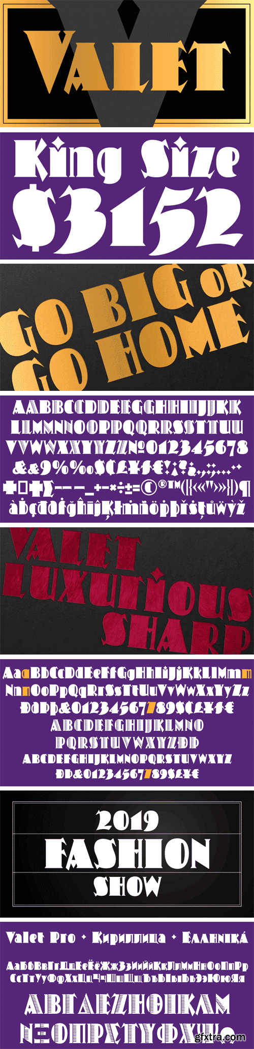 Valet Pro Font