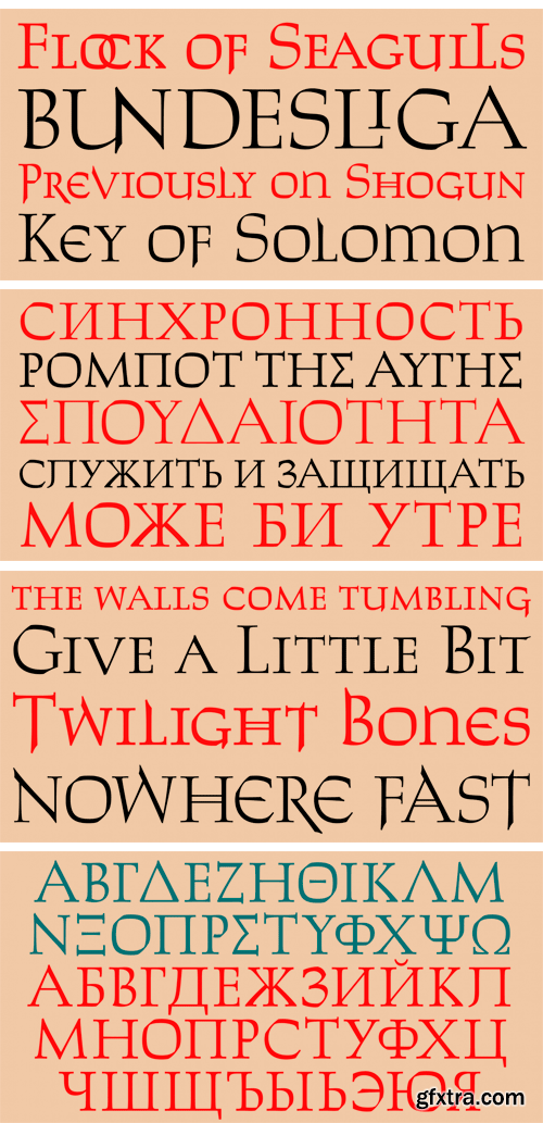 Lancelot Pro Font Family