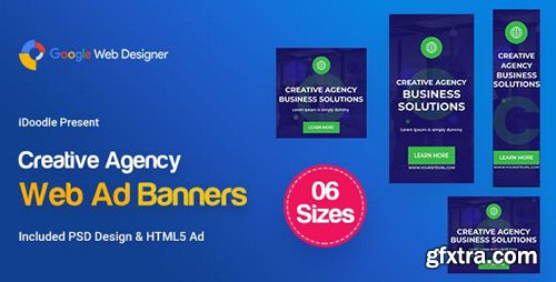 CodeCanyon - C58 - Creative, Startup Agency Banners HTML5 Ad - GWD & PSD - 23919325