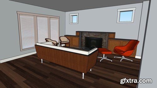 Lynda - SketchUp: Modeling Interiors from Photos