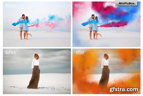 500+ Magical Photo Overlays & Backdrops, Water Splash, Smoke Bomb, Confetti, Magic Wands + more!