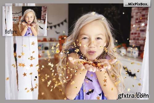 500+ Magical Photo Overlays & Backdrops, Water Splash, Smoke Bomb, Confetti, Magic Wands + more!