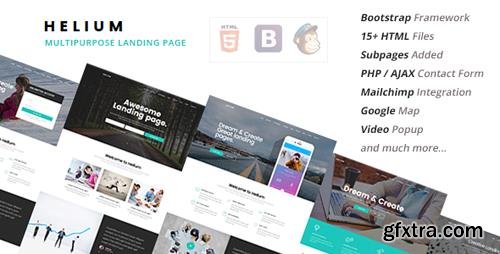 ThemeForest - Helium - 10 in 1 Landing Pages Package (Update: 2 May 16) - 15694845