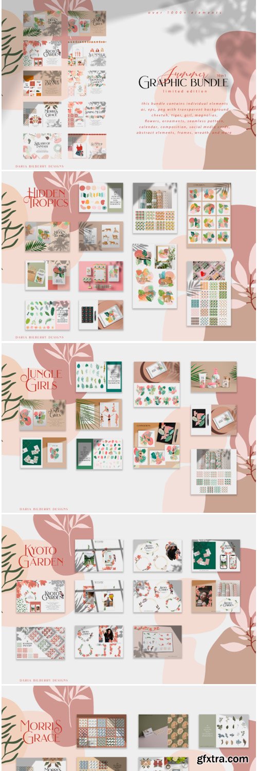 Summer Graphic Bundle 1484915