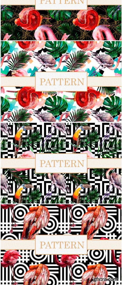 Colorful Watercolor Patterns Png 1485300