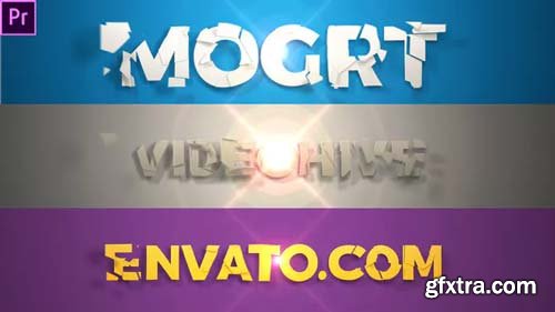 Videohive - Short Elegant Title Reveal (Mogrt) - 23442312