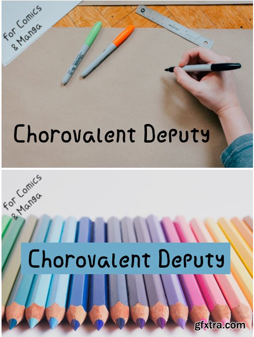 Chorovalent Deputy Font