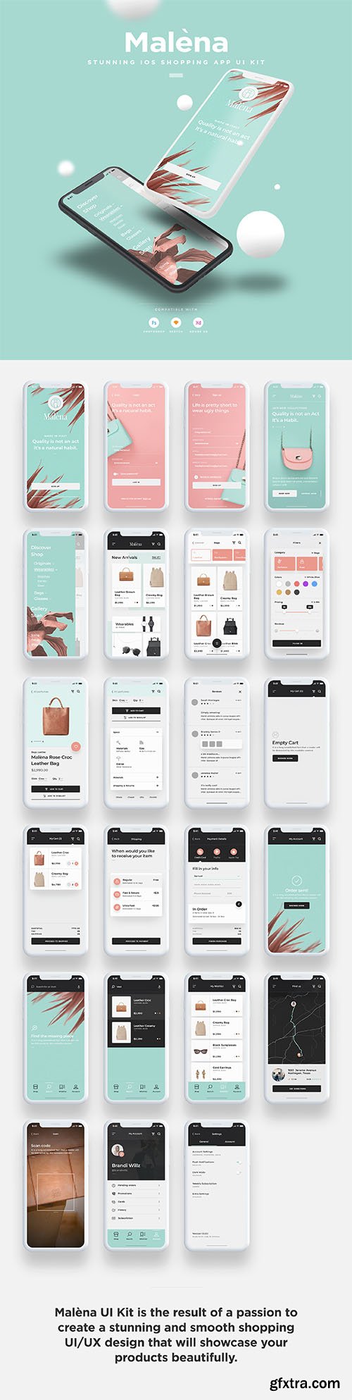 Malena iOS UI Kit