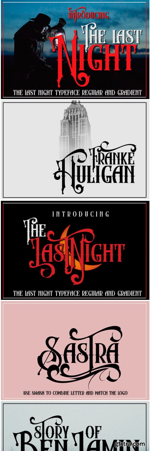 The Last Night Font