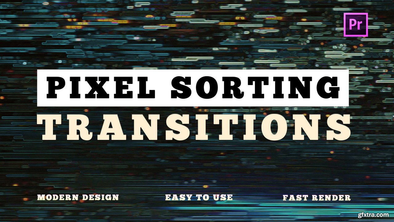 pixelated transition after effects