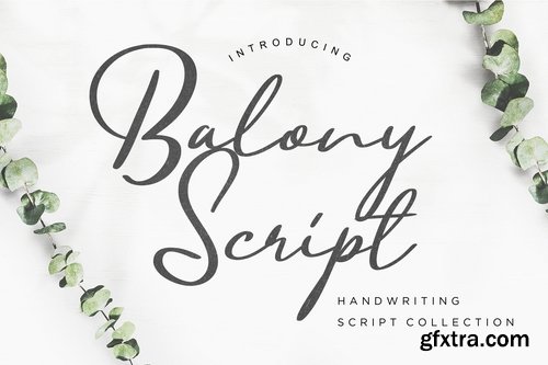 Balony Script Handwriting