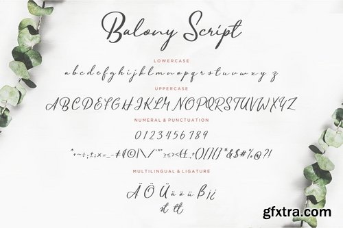 Balony Script Handwriting