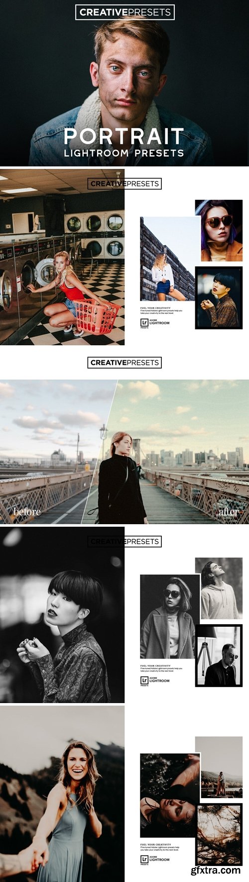 +80 Portrait Lightroom Presets - Bundle