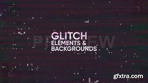 Glitch Elements & Backgrounds 247004