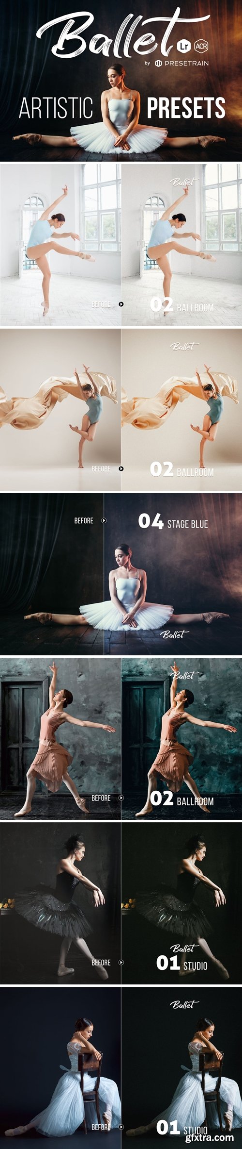 Ballet Artistic Presets for Lightroom & Photoshop