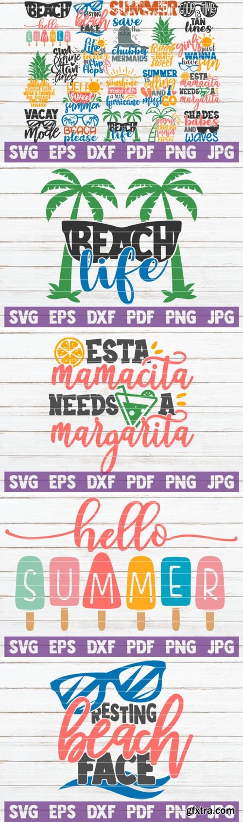 Summertime SVG Bundle | Beach Life SVG 1490262