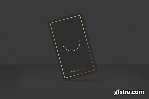 7x12.1 Tarot Card Mockup — Foil Stamping Edition