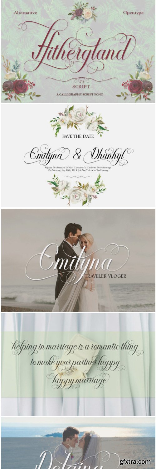 Hithergland Script Font