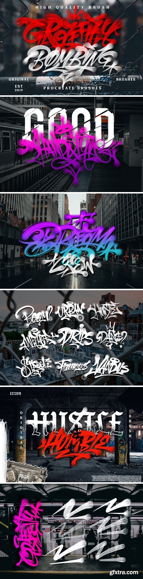 CM - GRAFFITI BRUSHES for Procreate 3699481