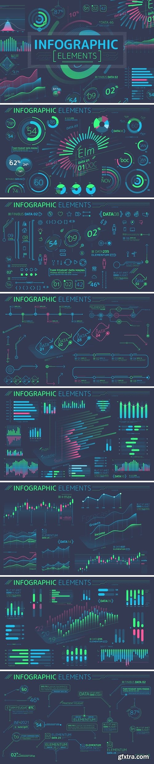 Flat Infographic Elements