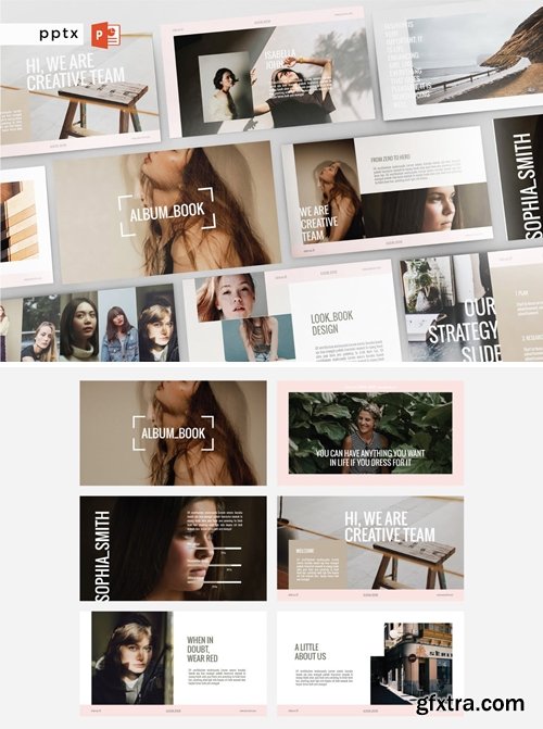 ALBUM BOOK - Multipurpose - Powerpoint, Keynote and Google Slides Templates