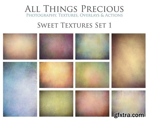 10 Digital SWEET TEXTURES Overlays Set 1