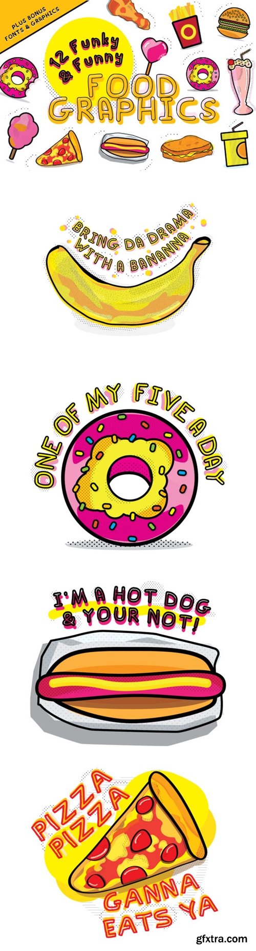 12 Funky & Funny Food Graphics 1495699