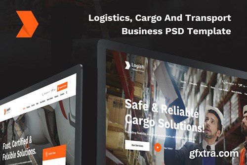 Logisti Logistics, Cargo & Transport PSD Template