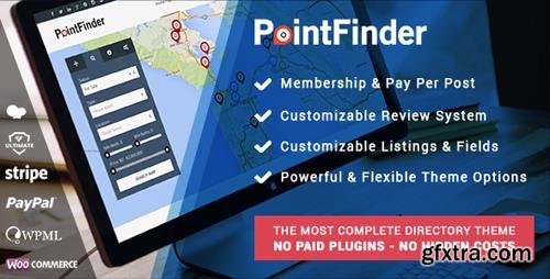 ThemeForest - Point Finder Directory v1.9.4 - Directory & Listing WordPress Theme - 10298703 - NULLED