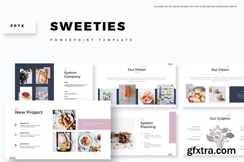 Sweeties - Powerpoint, Keynote and Google Slides Templates