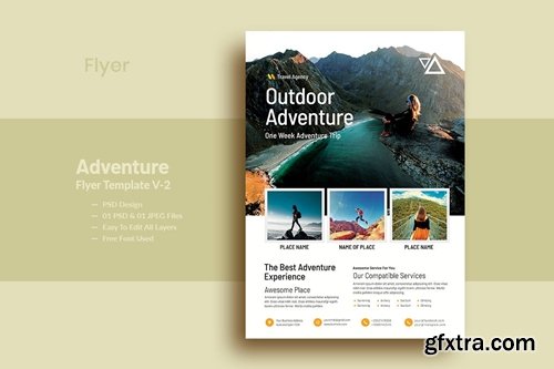 OutDoor Adventure Flyer Template V-2