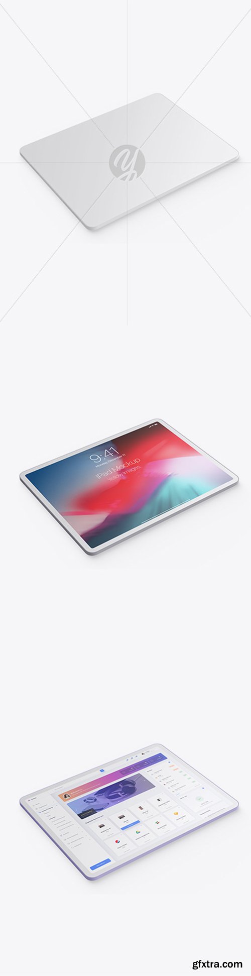 Clay Apple iPad Pro 2018 12.9 Mockup 44126